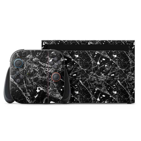 Graphite Black Nintendo Skins