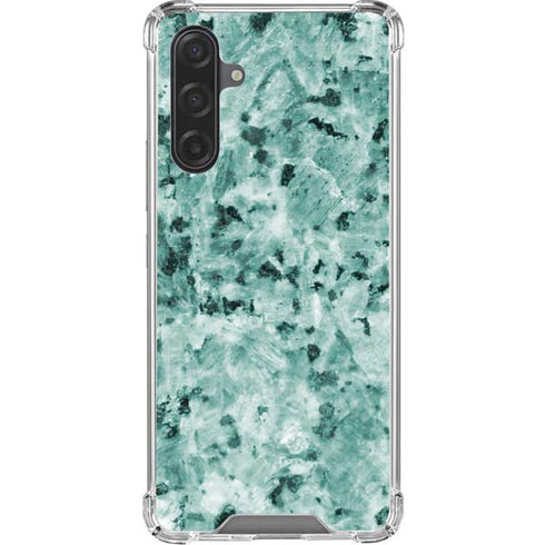Graphite Turquoise Galaxy A17 Clear Case