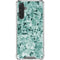 Graphite Turquoise Galaxy A17 Clear Case