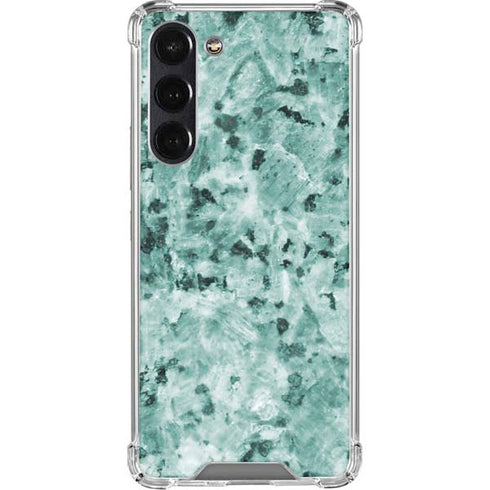 Graphite Turquoise Galaxy S24 FE Clear Case