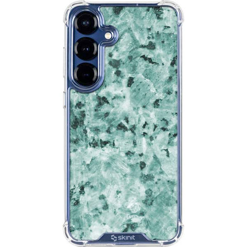 Graphite Turquoise Galaxy S25 Clear Case