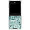 Graphite Turquoise Galaxy Z Flip6 Clear Case