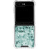 Graphite Turquoise Galaxy Z Flip6 Clear Case
