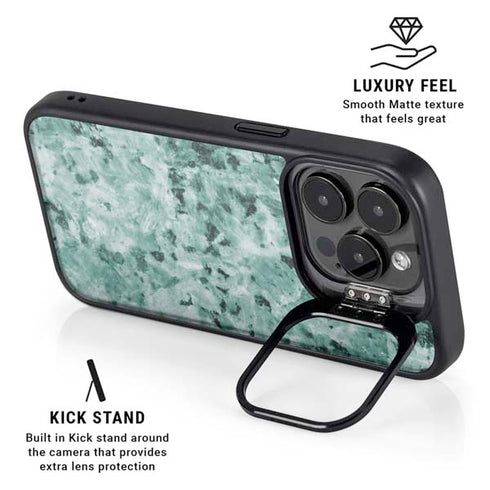 Graphite Turquoise iPhone 13 Pro Kickstand Case
