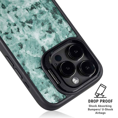 Graphite Turquoise iPhone 13 Pro Kickstand Case