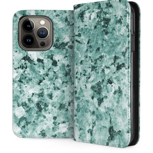 Graphite Turquoise iPhone 14 Pro Folio Case