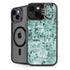 Graphite Turquoise iPhone 15 Kickstand Case