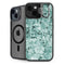 Graphite Turquoise iPhone 15 Plus Kickstand Case