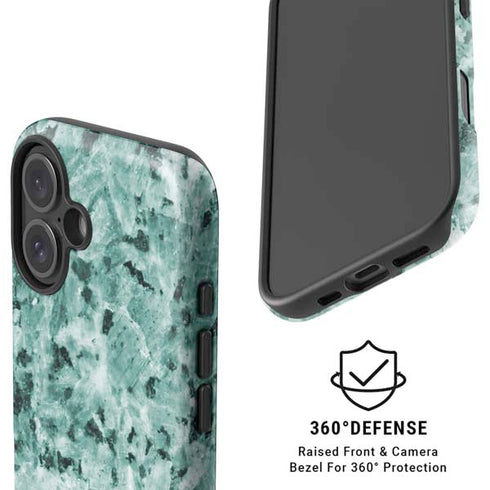 Graphite Turquoise iPhone 16 Magsafe Impact Case
