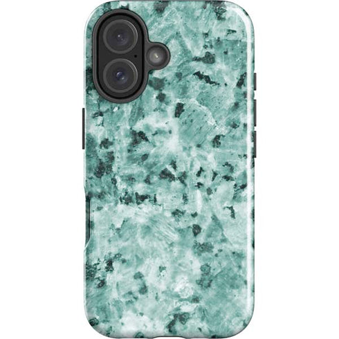 Graphite Turquoise iPhone 16 Plus Impact Case