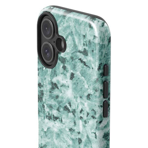 Graphite Turquoise iPhone 16 Plus Impact Case