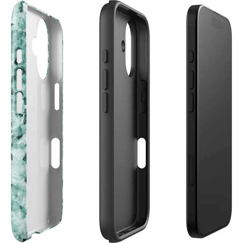 Graphite Turquoise iPhone 16 Plus Impact Case
