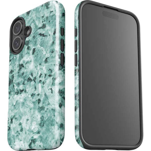 Graphite Turquoise iPhone 16 Plus Impact Case