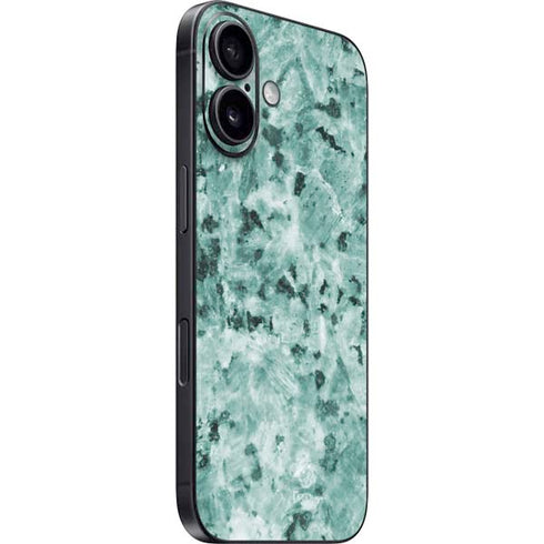 Graphite Turquoise iPhone 16 Plus Skin