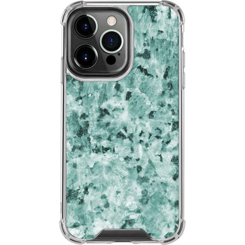 Graphite Turquoise iPhone 16 Pro Clear Case