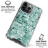 Graphite Turquoise iPhone 16 Pro Clear Case