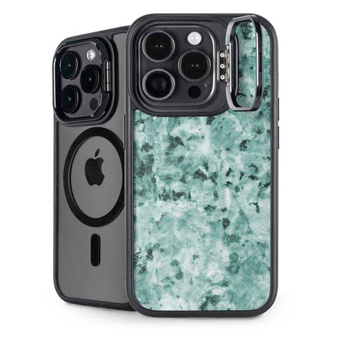 Graphite Turquoise iPhone 16 Pro Kickstand Case