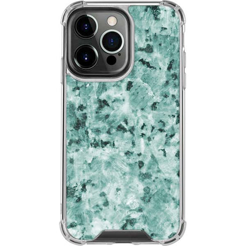 Graphite Turquoise iPhone 16 Pro Max Clear Case