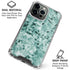 Graphite Turquoise iPhone 16 Pro Max Clear Case