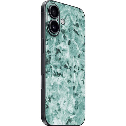 Graphite Turquoise iPhone 16 Skin