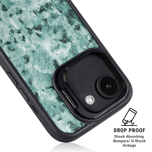 Graphite Turquoise iPhone 16e Kickstand Case
