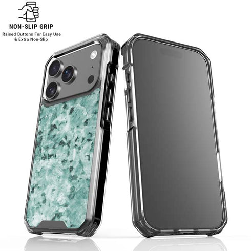 Graphite Turquoise iPhone 18 Pro Clear Case