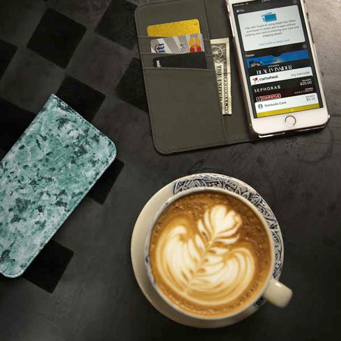 Graphite Turquoise iPhone 7 Folio Case