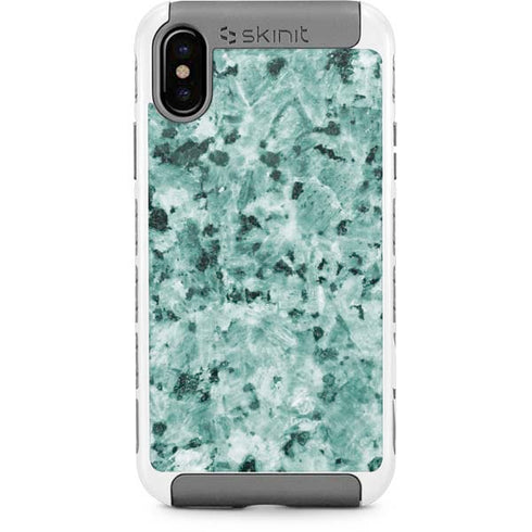 Graphite Turquoise iPhone Cases