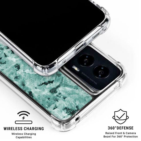 Graphite Turquoise Moto G Power 5G (2024) Clear Case