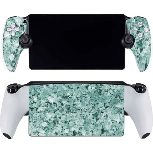 Graphite Turquoise PlayStation PS5 Skins