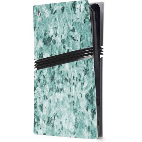 Graphite Turquoise PS5 Pro Console Skin