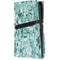Graphite Turquoise PS5 Pro Disk Console Skin
