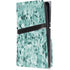 Graphite Turquoise PS5 Pro Disk Console Skin