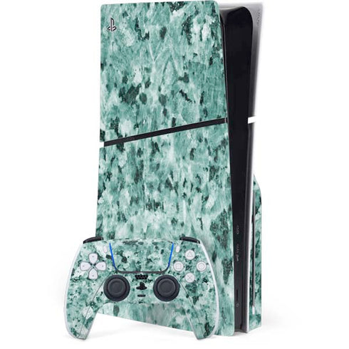 Graphite Turquoise PlayStation PS5 Skins