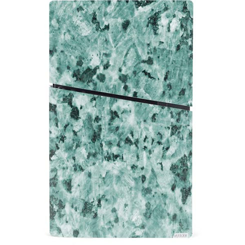 Graphite Turquoise PS5 Slim Digital Edition Console Skin