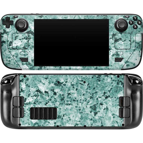 Graphite Turquoise Steam Deck Handheld Gaming Computer OLED Skin