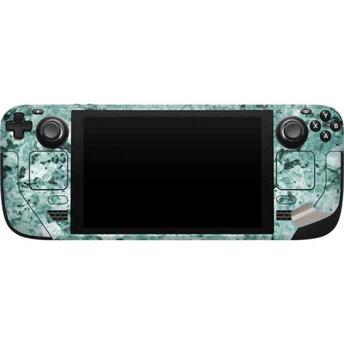 Graphite Turquoise Steam Deck Handheld Gaming Computer Skin