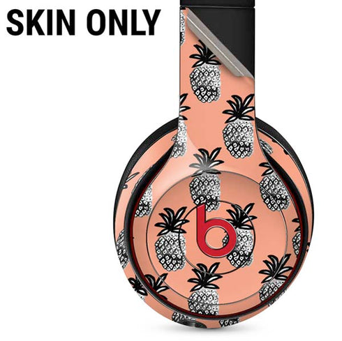 Bouffants and Broken Hearts Gray Scale Pineapple Beats Solo 3 Wireless Skin