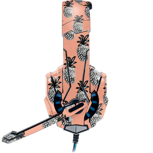 Bouffants and Broken Hearts Gray Scale Pineapple BENGOO G9000 Skin