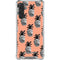 Bouffants and Broken Hearts Gray Scale Pineapple Galaxy A17 Clear Case