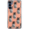 Bouffants and Broken Hearts Gray Scale Pineapple Galaxy A55 5G Clear Case