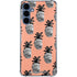 Bouffants and Broken Hearts Gray Scale Pineapple Galaxy A55 5G Clear Case