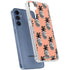 Bouffants and Broken Hearts Gray Scale Pineapple Galaxy A55 5G Clear Case