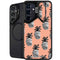 Bouffants and Broken Hearts Gray Scale Pineapple Galaxy S24 FE Kickstand Case