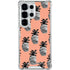 Bouffants and Broken Hearts Gray Scale Pineapple Galaxy S26 Ultra Clear Case