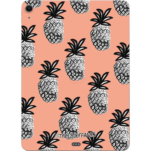 Bouffants and Broken Hearts Gray Scale Pineapple Apple iPad Air Skin