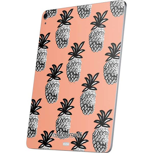 Bouffants and Broken Hearts Gray Scale Pineapple Apple iPad Air Skin