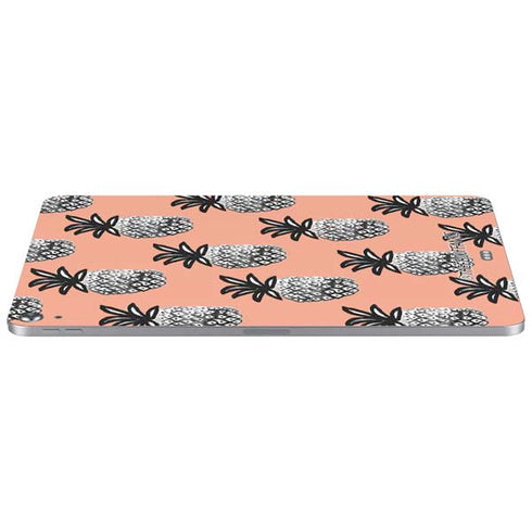 Bouffants and Broken Hearts Gray Scale Pineapple Apple iPad Air Skin