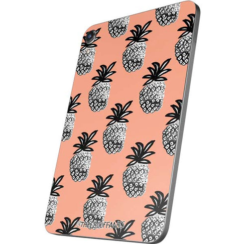 Bouffants and Broken Hearts Gray Scale Pineapple Apple iPad Mini Skin