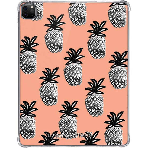 Bouffants and Broken Hearts Gray Scale Pineapple iPad Pro 11in (2024) Clear Case